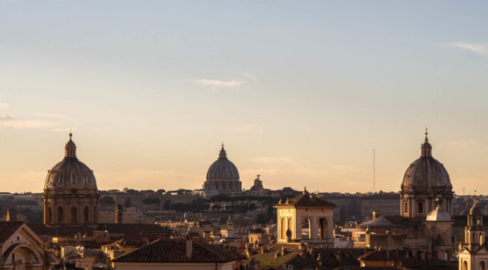 Vue sur les toits - Rome